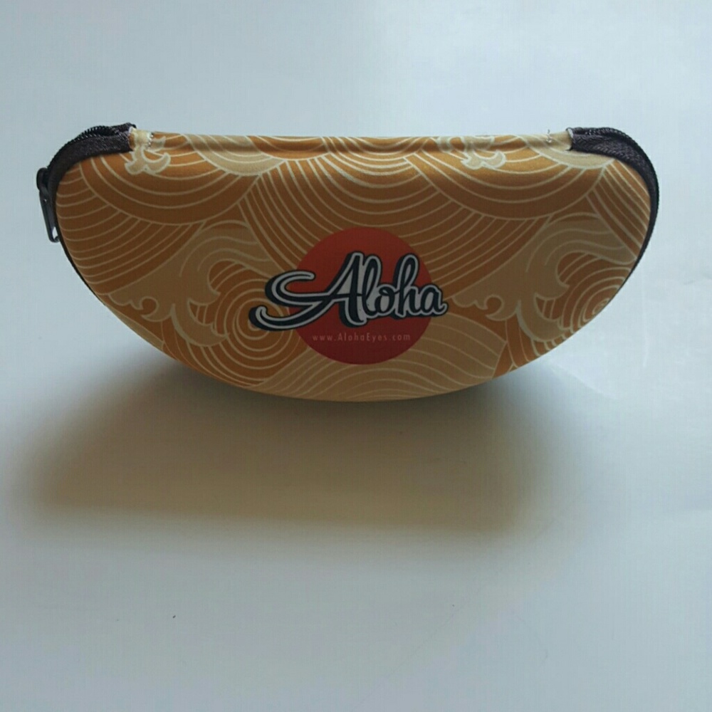 Aloha Glasses Case Zipper Pouch Sunglasses Travel